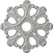 Ekena Millwork Angel Ceiling Medallion (Fits Canopies up to 4 3/8"), Hand-Painted Frost, 20 7/8"OD x 3 5/8"ID x 1"P CM20ANFRF - alternate 1